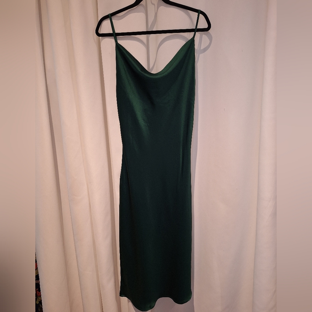 Petal & Pup emerald green slip dress size 6
